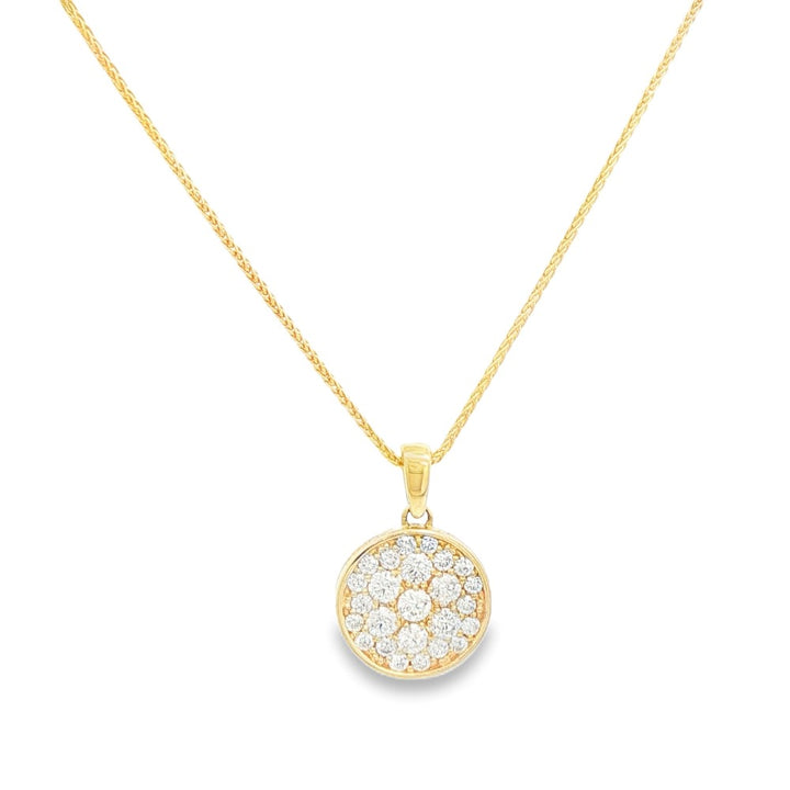 Diamond Days 10 ky Yellow Gold Diamond Pendant