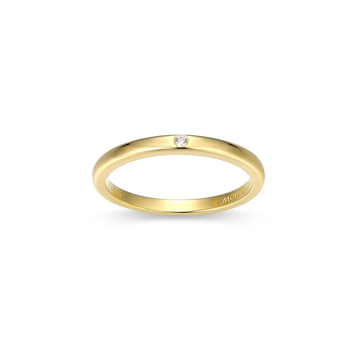 Flush Set Lab-Grown Diamond Band, size 6.0