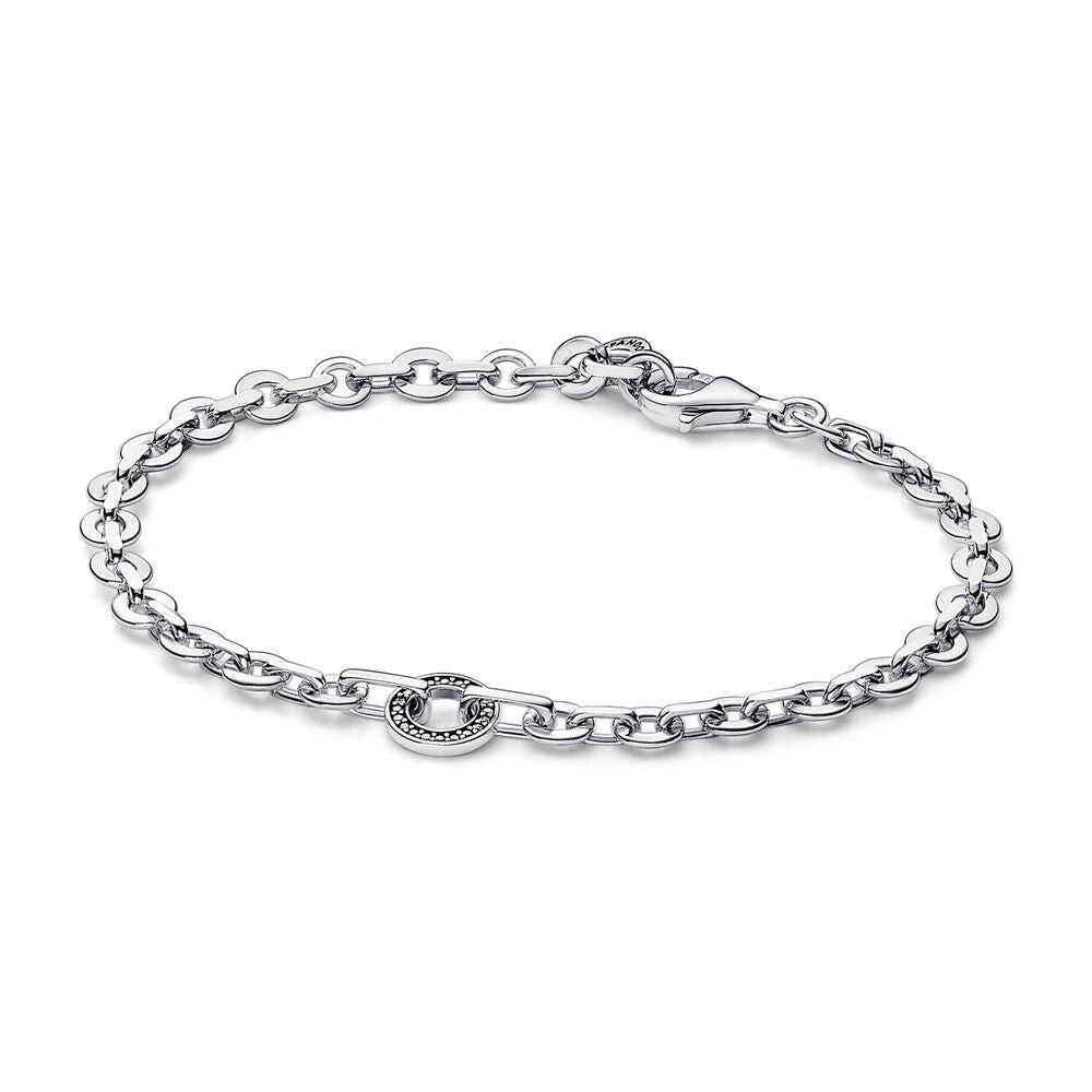 Pandora Signature Pavé Bold Chain Bracelet, 7.9"