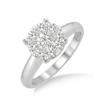 Love Bright 14k white gold dia