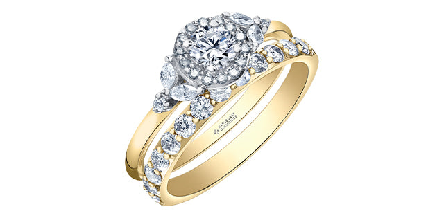 Maple Leaf Diamonds Tides of Love Engagement ring