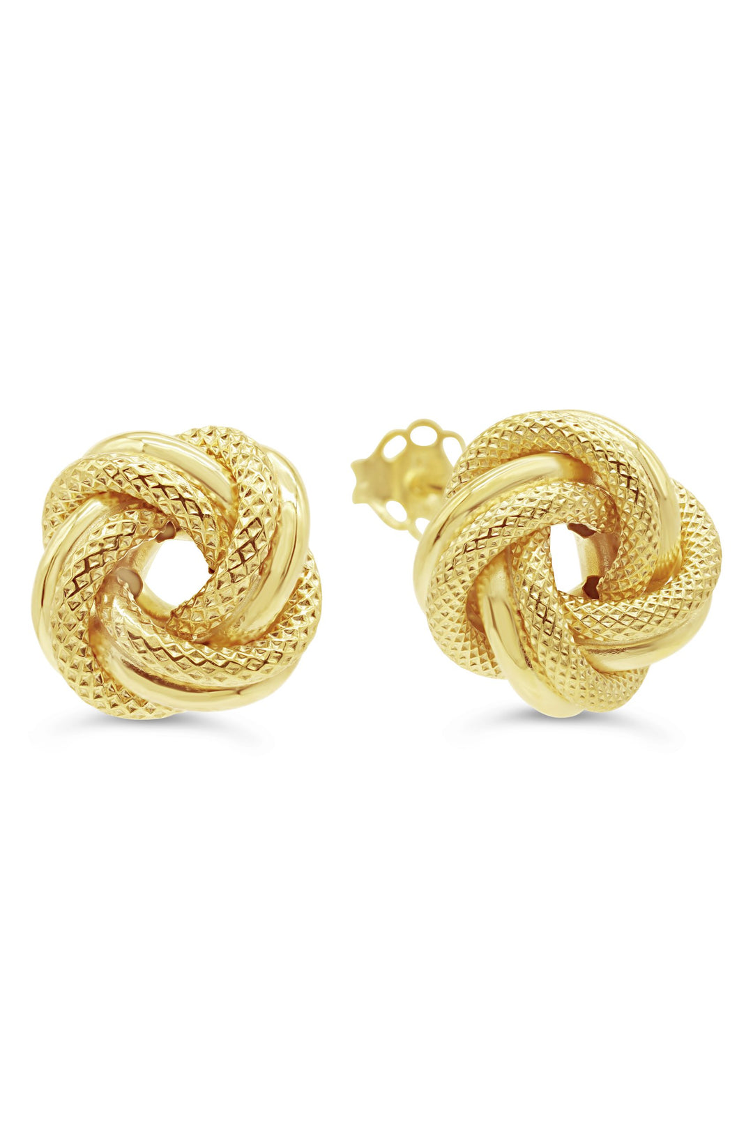 Love Knot 10k yellow gold 12mm