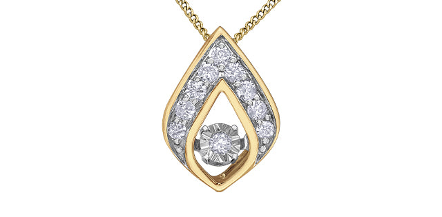 Pulse 10 Karat Yellow Gold Dia