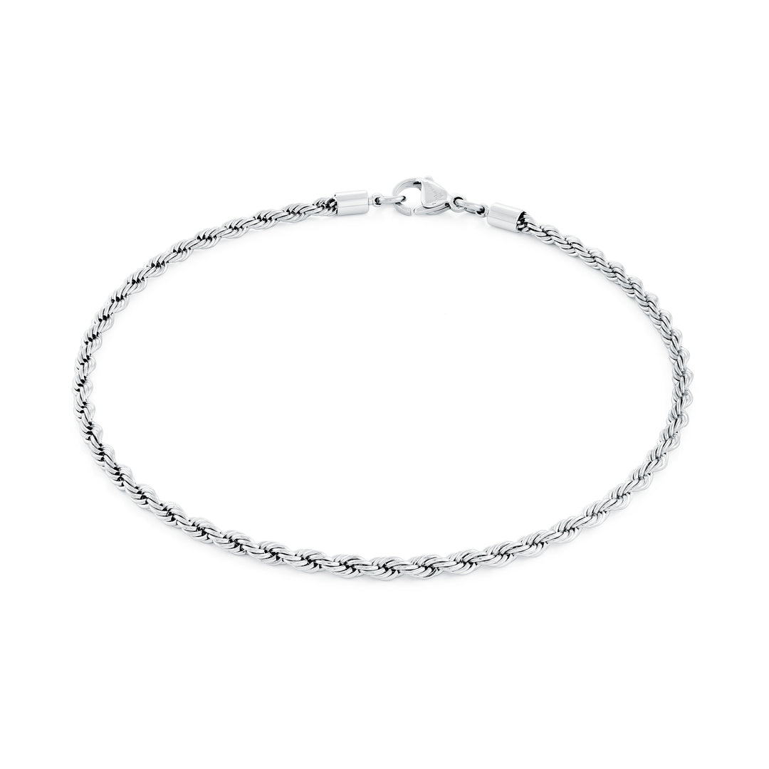 Steel Rope Anklet- 10"