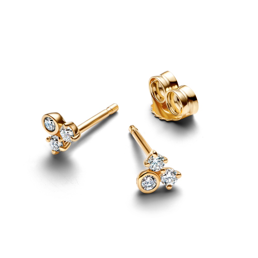Pandora Era Lab-Grown Diamond Cluster Stud Earrings