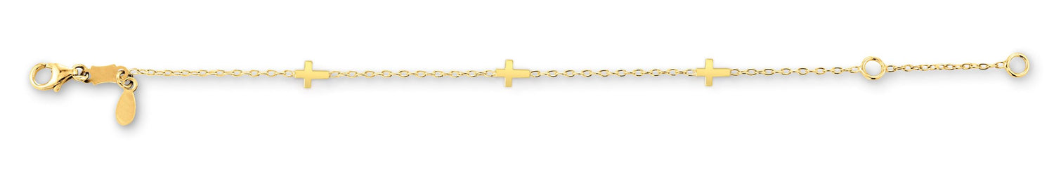 Baby Bella 10k yellow gold lig
