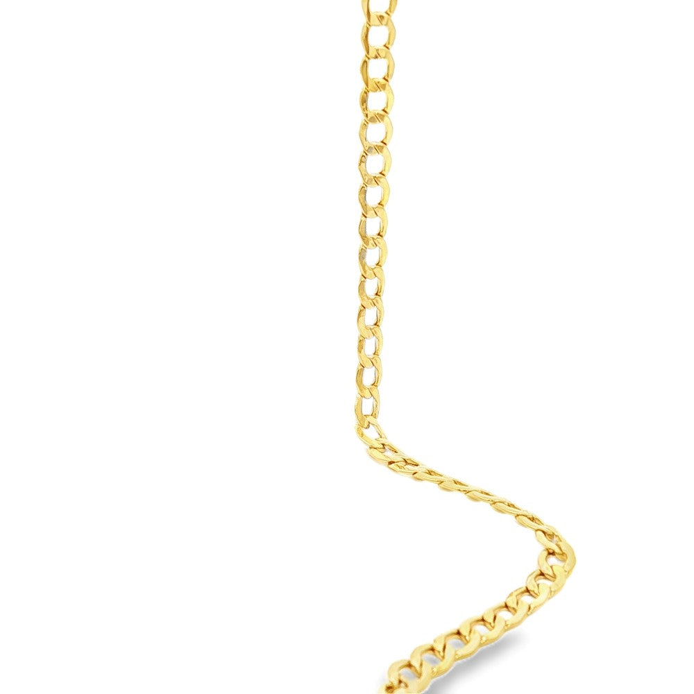 10k yellow gold 3.1mm semi sol