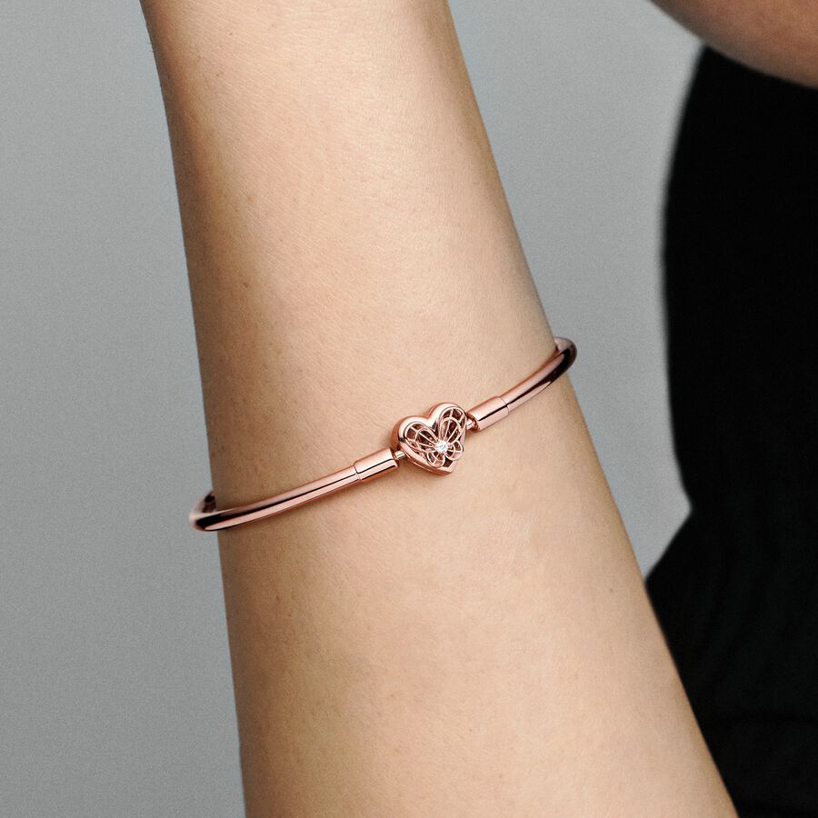 Pandora 14K Rose Gold Plated U