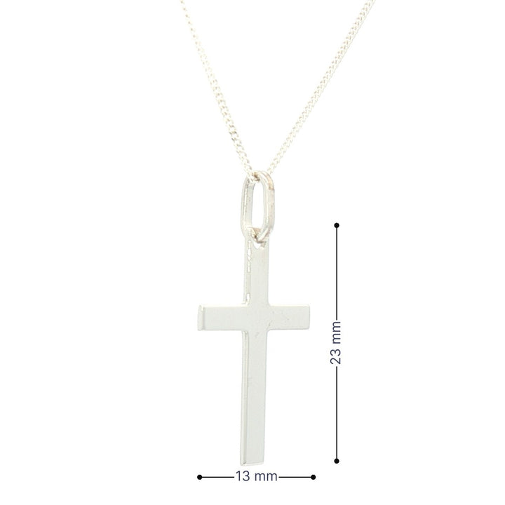 Rhodium-plated sterling silver