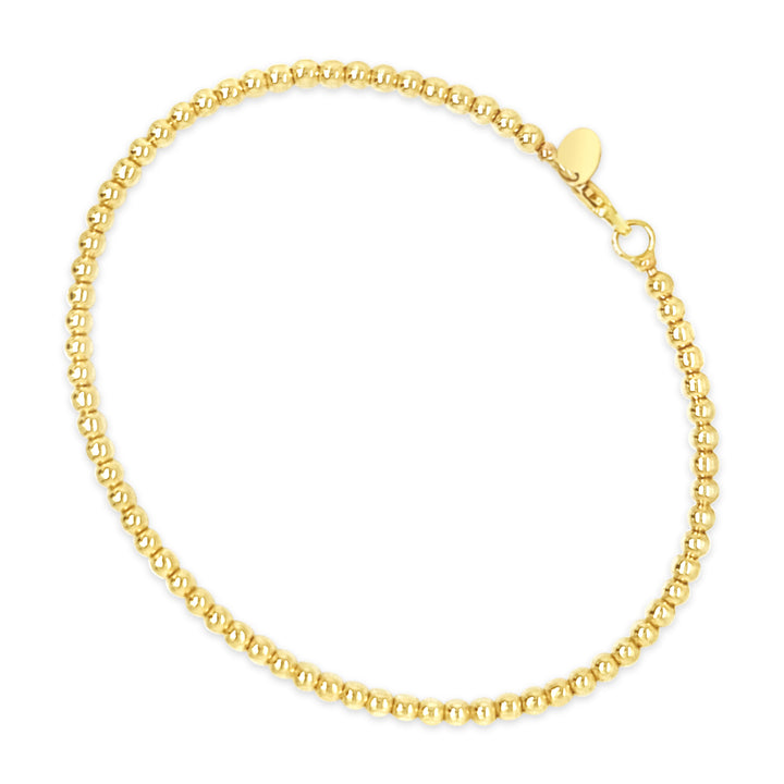 10K Beaded Bangle