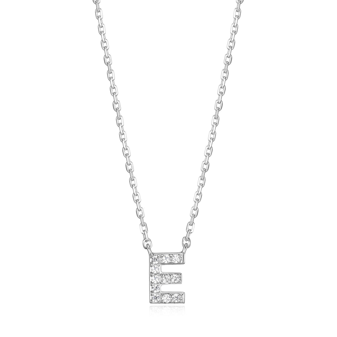 Reign Initial Necklace, E