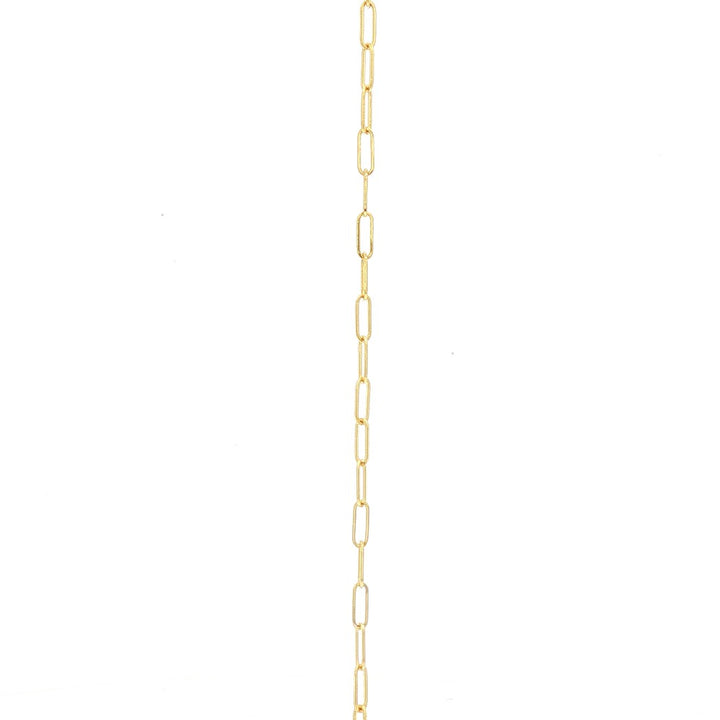 10k yellow gold 2.1mm papercli