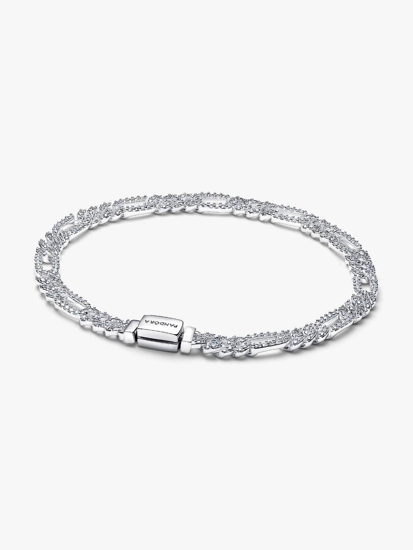 Pandora Oval Cuban Chain Bracelet, 7.9"