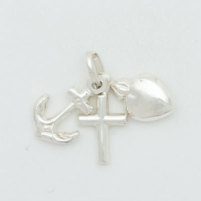 Sterling Silver Cross Necklace, "