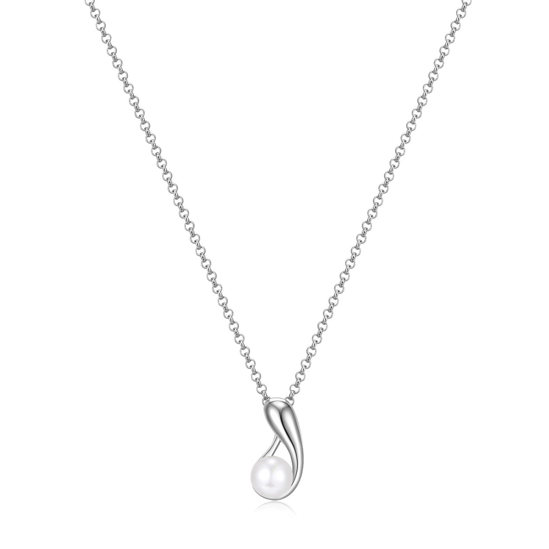 ELLE White Shell Pearl Necklace