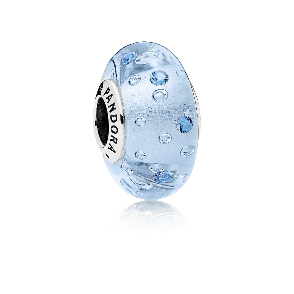 Pandora Charm; Ice Drops Glass