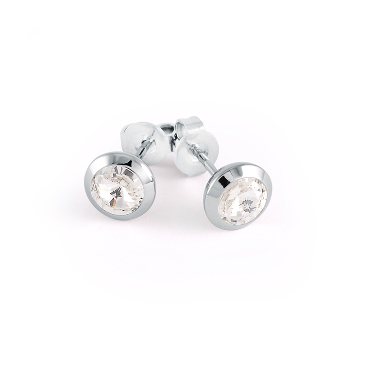 Italgem Solitaire CZ Earrings