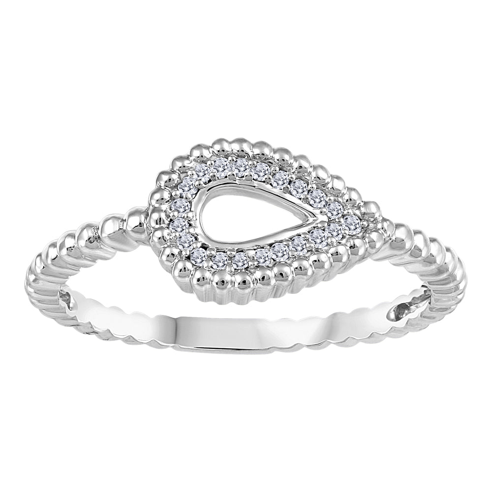 10 Karat Diamond Multi Stone Ring, 0.06 TDW