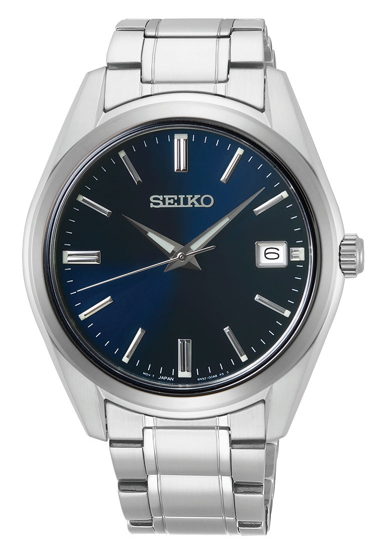 Seiko Essentials 
Blue sunray