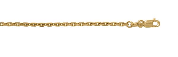 10K Oval Cable Link Chain, 20"