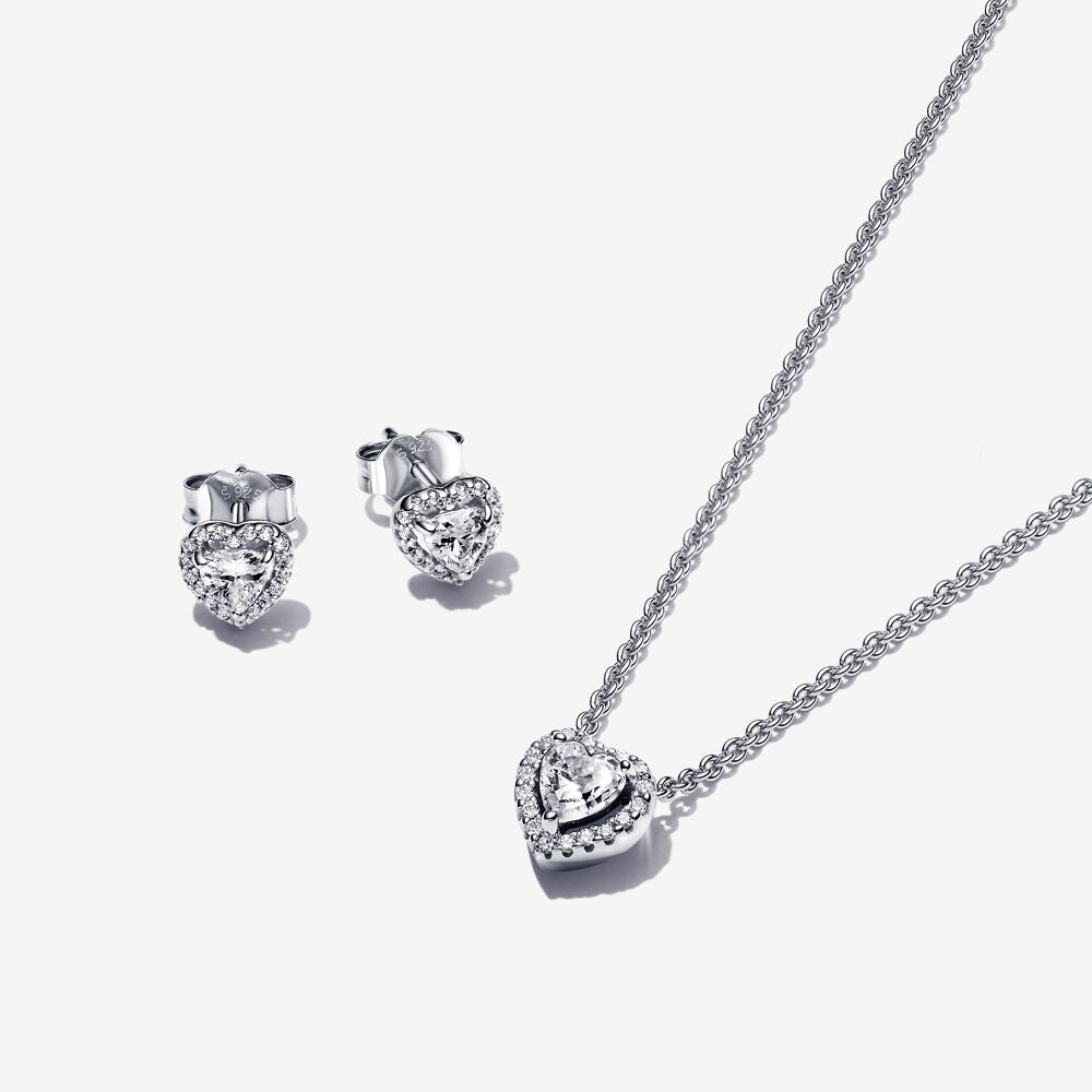 Pandora Elevated Heart Jewelry Gift Set