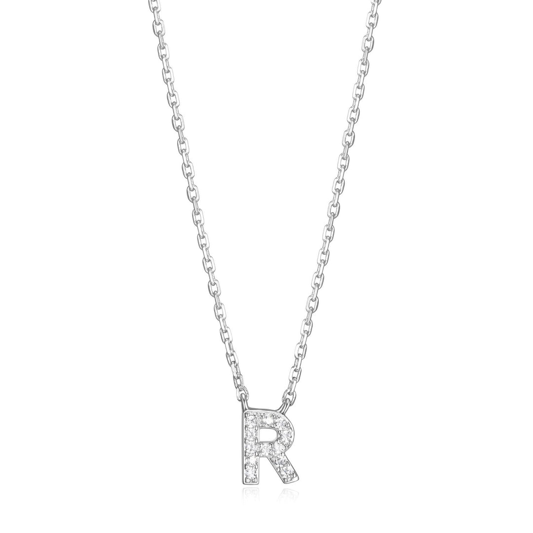 Reign Initial Necklace, R