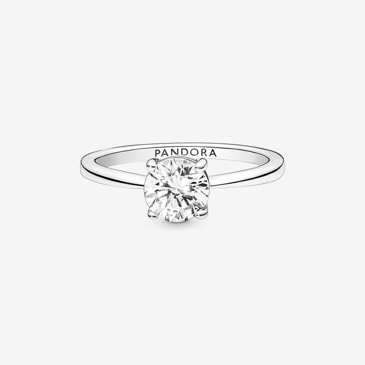 Pandora Sparkling Solitaire Ring, size 5.0