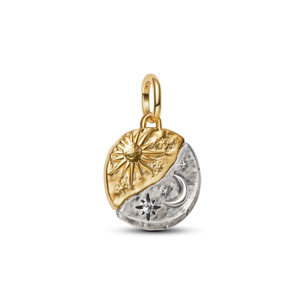 Pandora Sun and Moon Medallion Charm