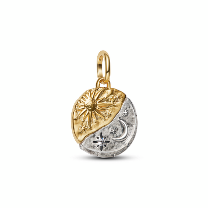 Pandora Sun and Moon Medallion Charm