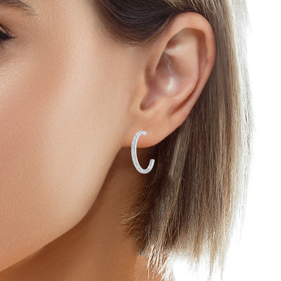 Italgem Steel 22mm open hoop e
