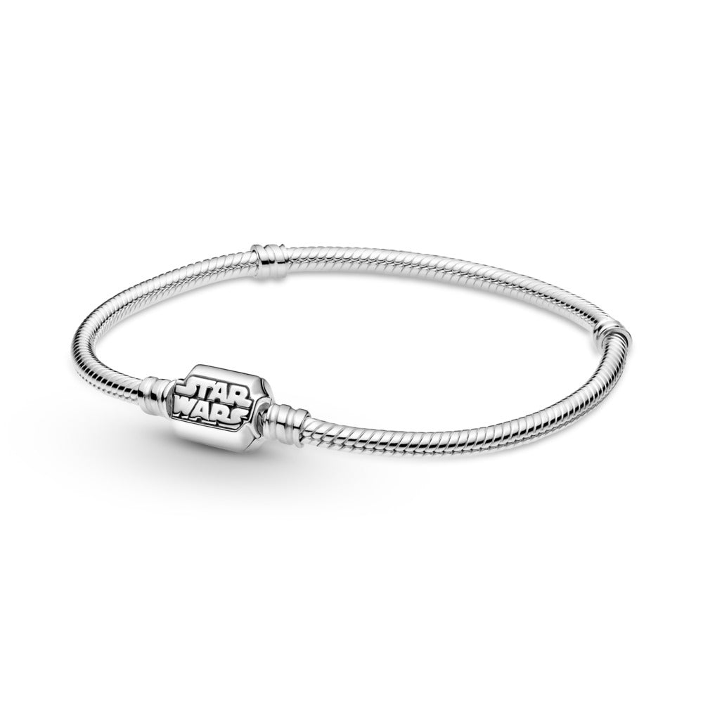 FINAL SALE - Pandora Moments Star Wars Snake Chain Clasp Bracelet, size 6.7"
