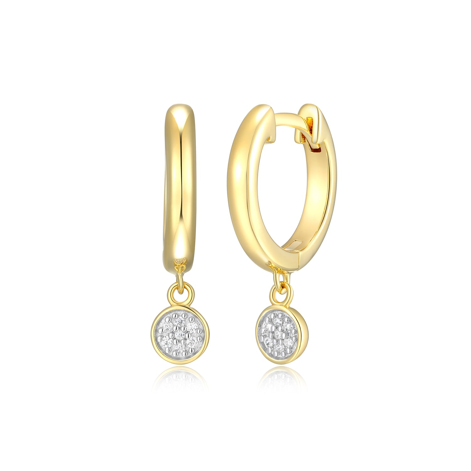 "M" lab created 18k gold and r