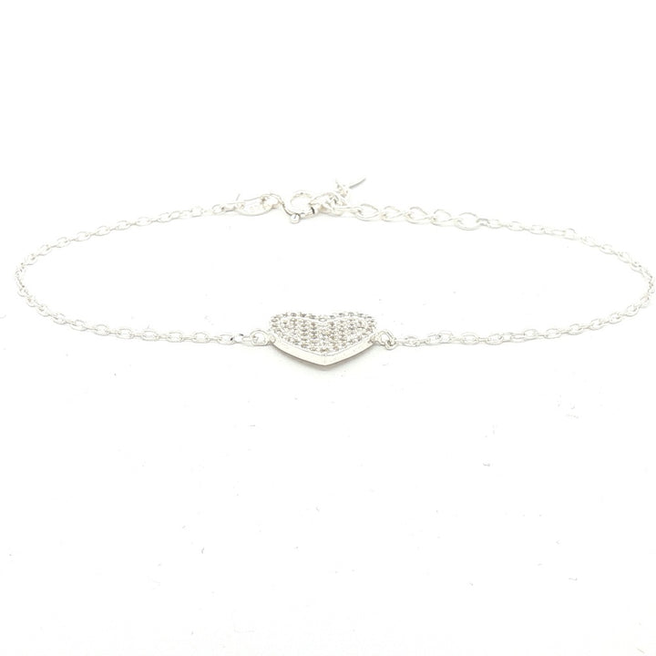 Sterling silver cable link bra