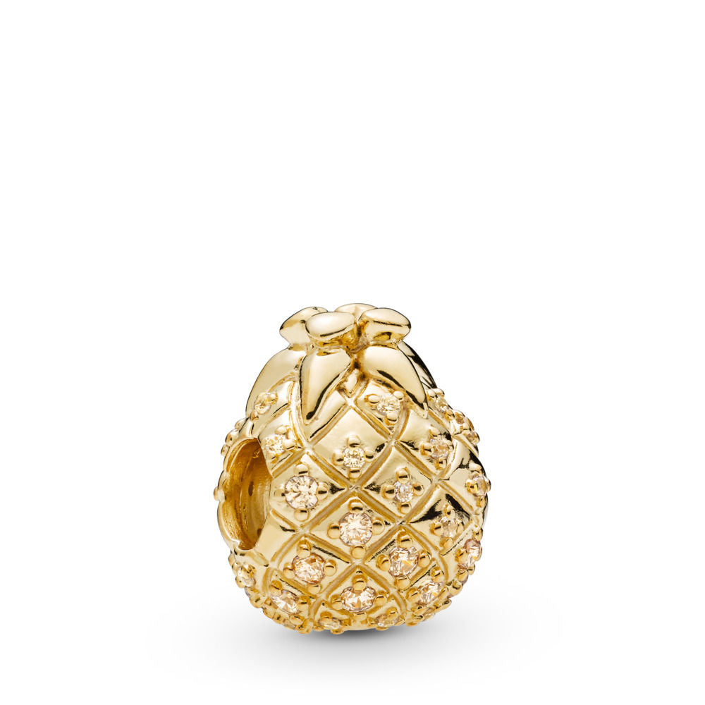 Pandora Shine Charm; Golden Pi