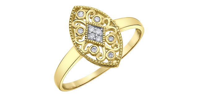 10k white gold diamond marquis