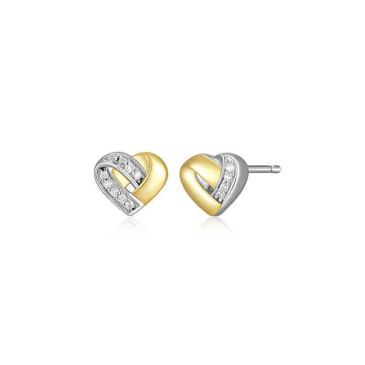 ELLE rhodium and gold-plated "
