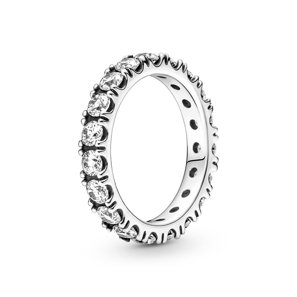 FINAL SALE- Pandora Sparkling Row Eternity Ring, Size 7