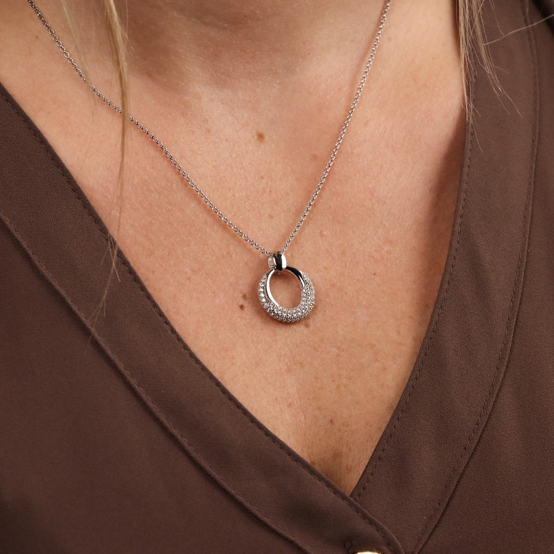 ELLE rhodium-plated and sterli