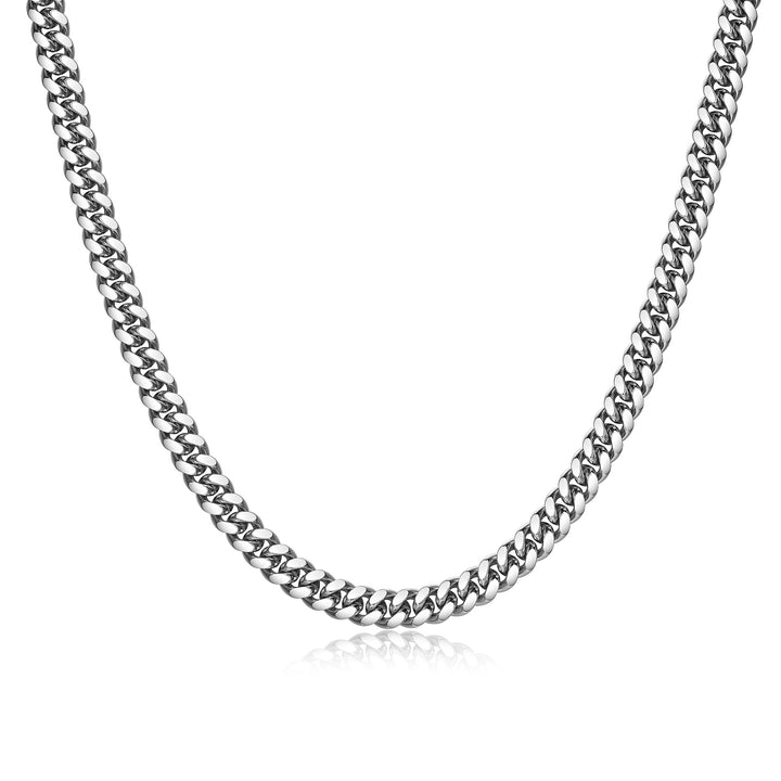 ETHOS Silver Oval Curb Chain