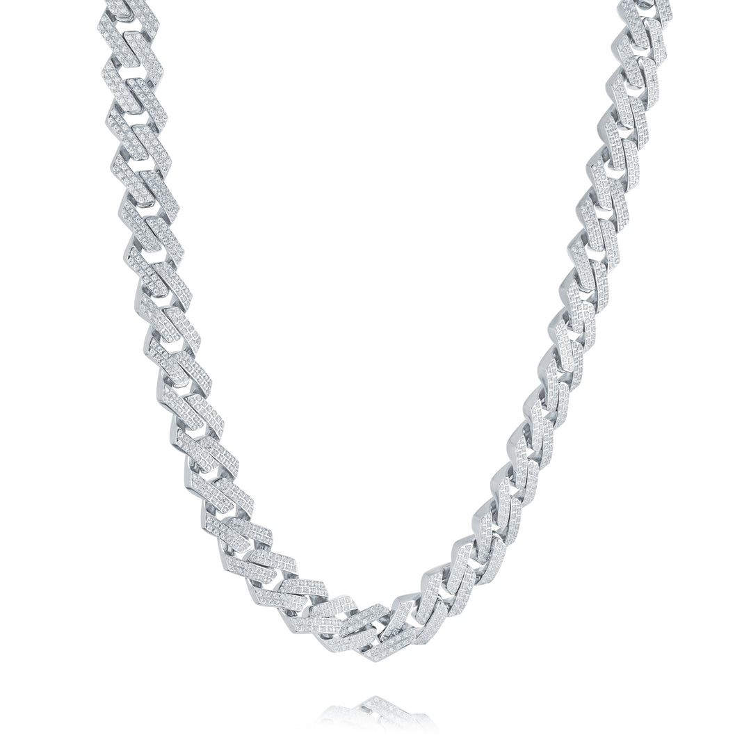 Italgem Cuban Link CZ Chain- 24"