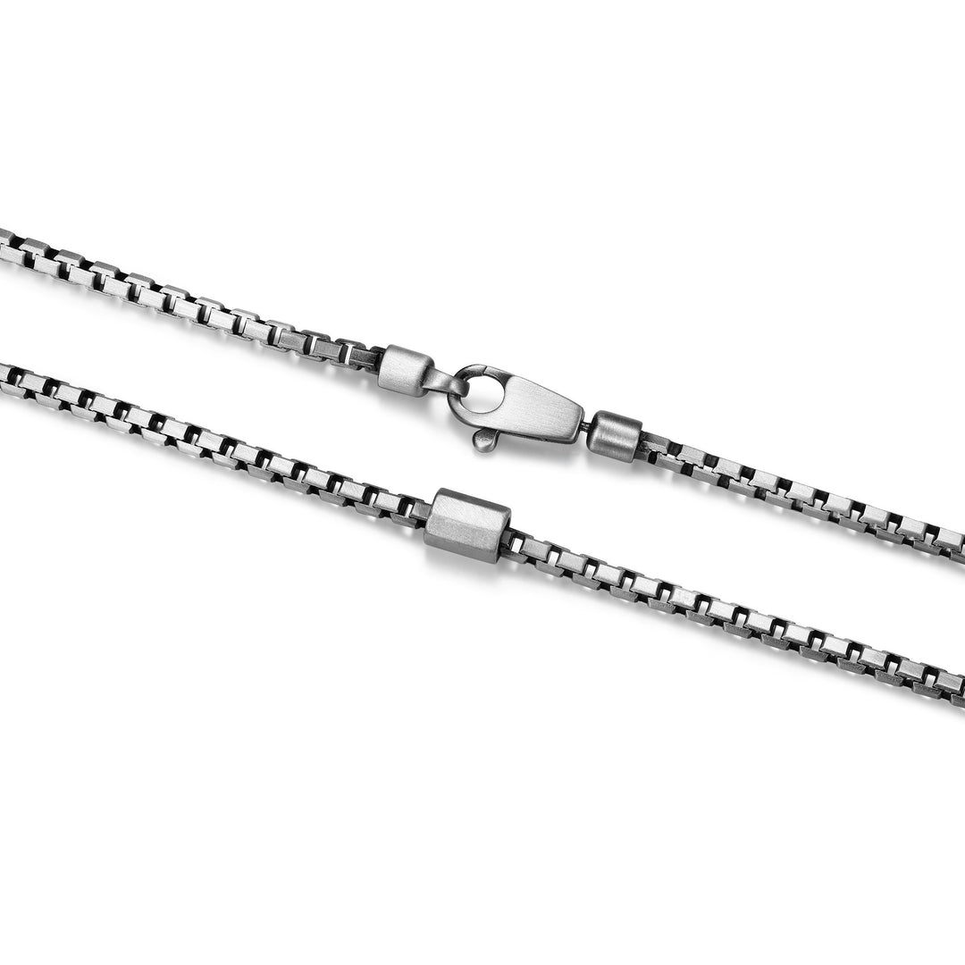 ETHOS Gunmetal Box Chain.