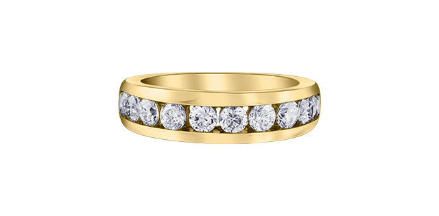 14k 0.75ct Channel set Band