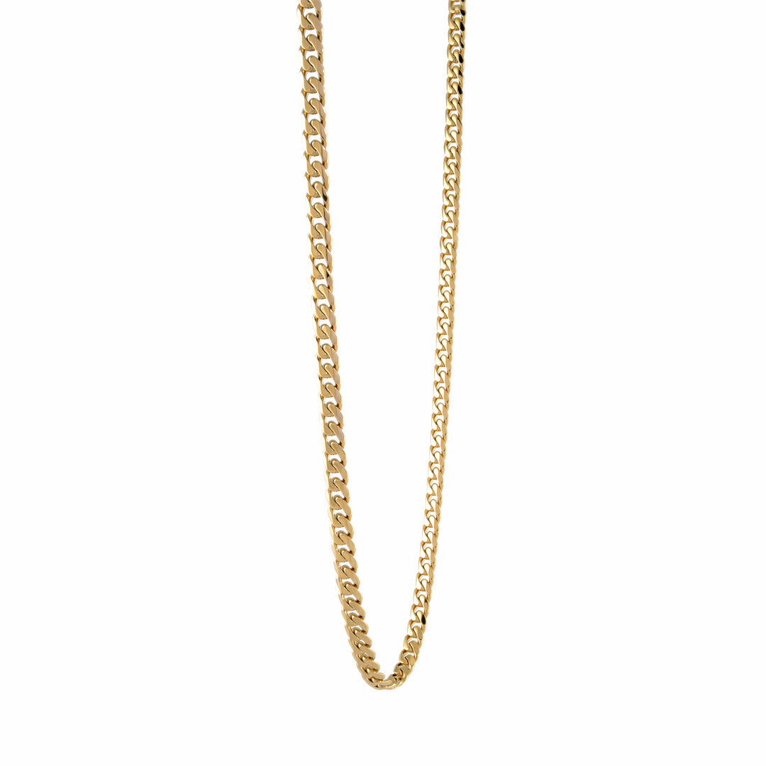 Italgem Steel gold tone curb chain