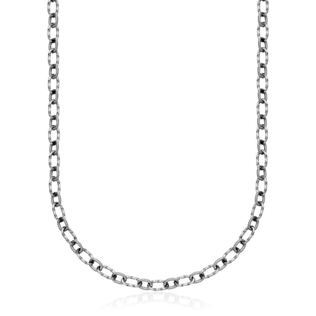 Steelx Oval Link Necklace, 18"
