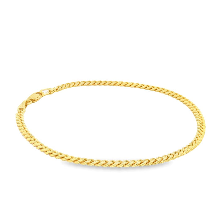 10k yellow gold 3.3mm solid cu