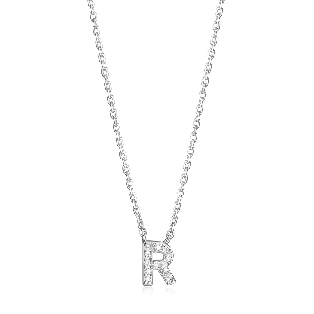Reign Initial Necklace, R