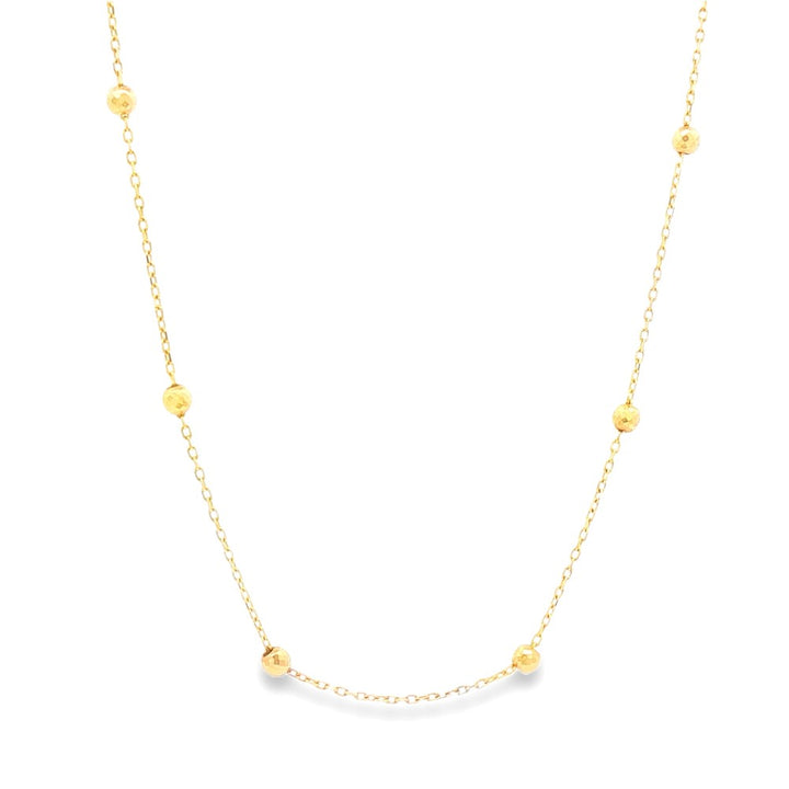 10k yellow gold beaded (2.9mm)