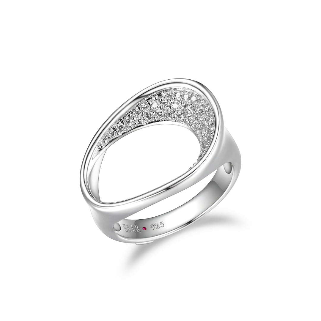 ELLE "Lake Mirror" Silver Ring