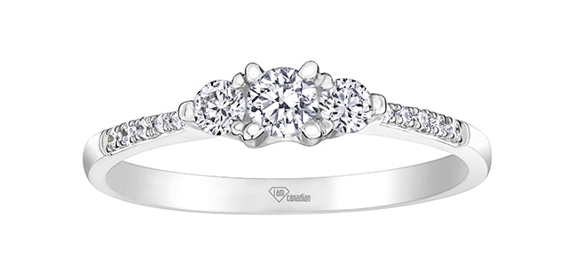 Maple Leaf Diamonds 10k white