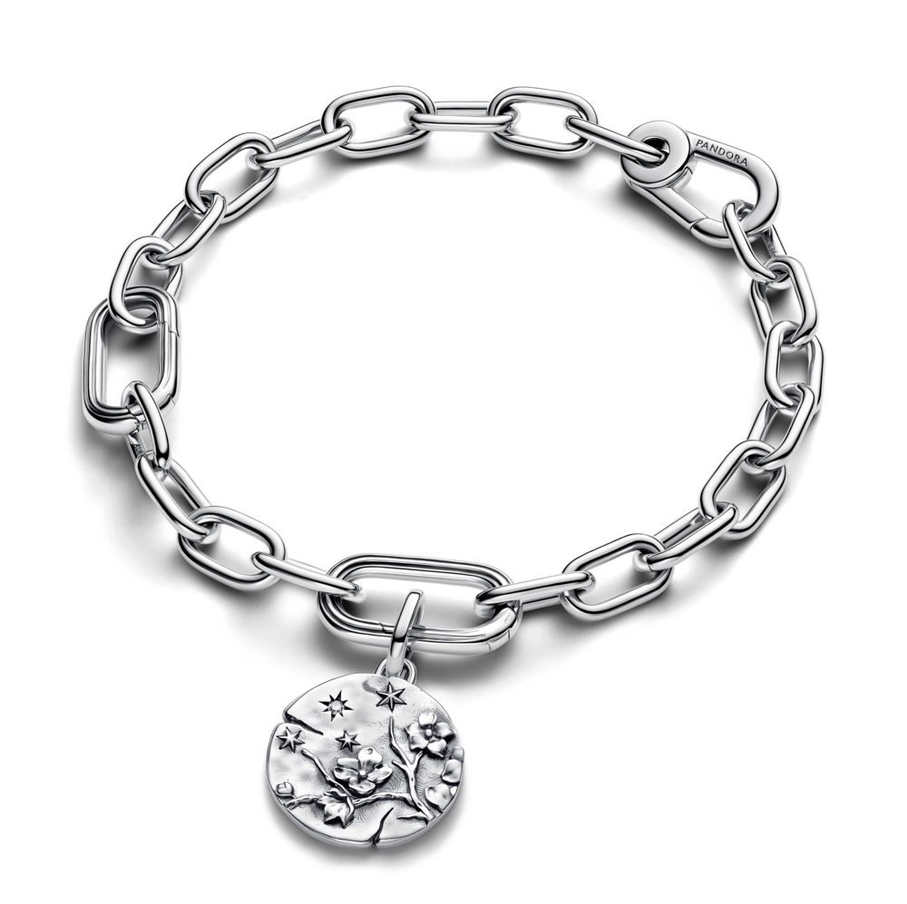 Pandora Cherry Blossom Medallion Charm